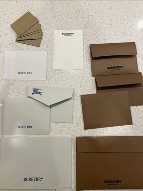 Burberry Assorted Envelopes and Cards